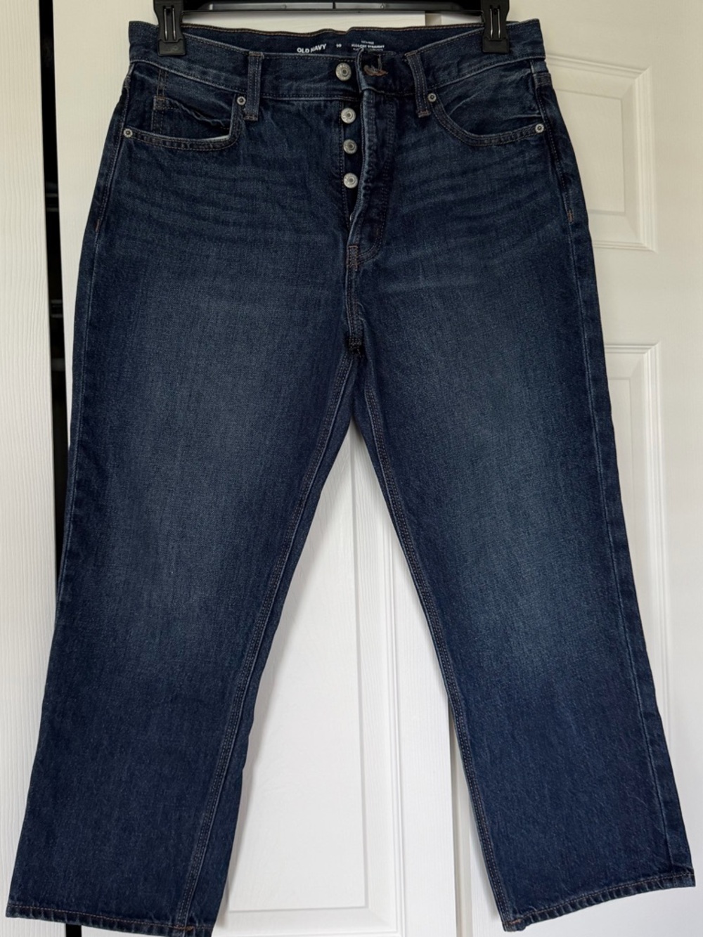 Old Navy Dark Indigo Straight-Leg Women's Jeans